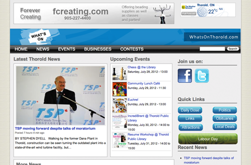 What's On Thorold screenshot What's On Thorold screenshot 1