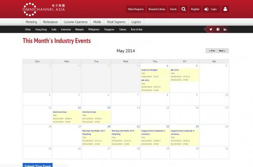 OCA Events Page